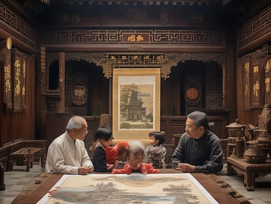 阴宅房份怎么分,阴宅房份的分配智慧，千年宗族伦理与风水堪舆的交织