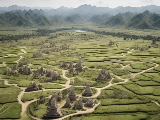 平原怎么看风水墓地图片,平原墓地风水全解析，从地形格局到图片判读的实用指南