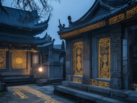 阴宅分金分房法实例,千年秘术的现代解码，一座清代墓园中的阴宅分金分房法实践