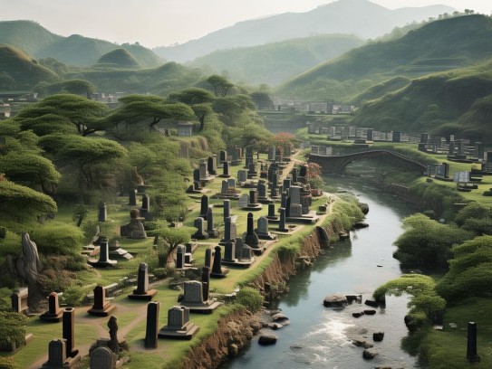 风水怎么看墓地,风水视角下的墓地选址，传统智慧与现代实践的深层解读