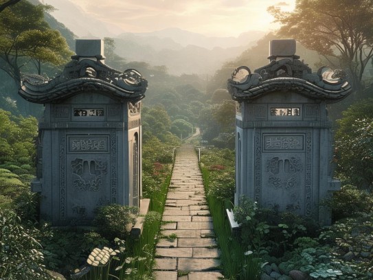 两家坟墓离得近好吗,咫尺阴阳，从传统风水到现代伦理的墓葬空间探微