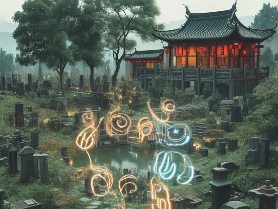 阴宅与阳宅风水重要性是什么,阴阳交融的风水智慧，论阴宅与阳宅对人生命运的双重调控