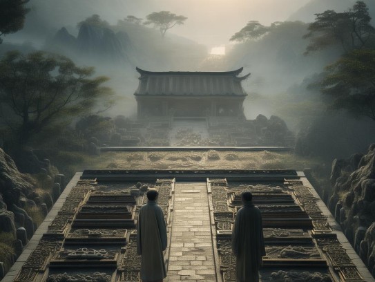 阴宅风水是什么意思啊,阴宅风水到底隐藏着怎样的千年智慧？揭开传统选址奥秘的三重维度