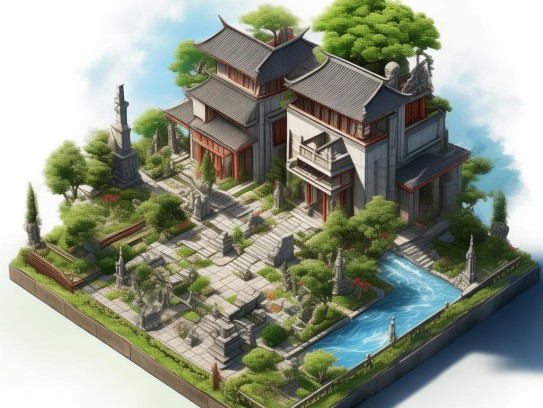 阳宅和阴宅风水对照图,阳宅与阴宅风水对照图解析，人居与墓葬的天地奥秘