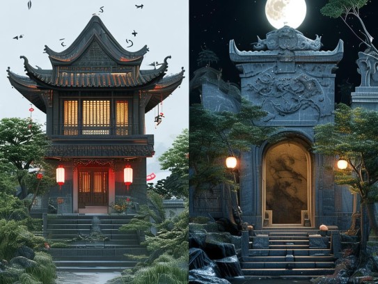 阳宅跟阴宅选方向看法一样?阳宅与阴宅的选址方向有何异同？传统堪舆学的辩证解析
