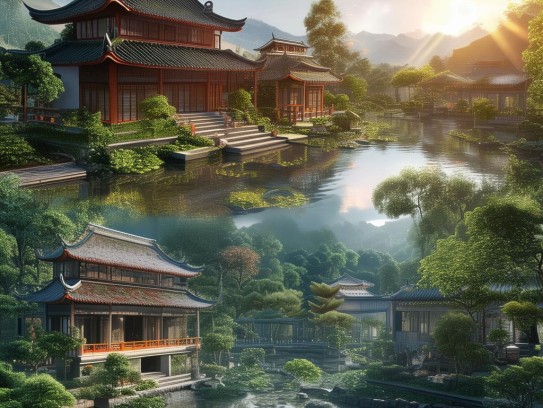 阳宅与阴宅的风水区别,阳宅聚生气，阴宅藏福荫—传统风水理论中的居住与墓葬差异辨析
