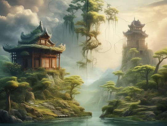 阳宅和阴宅风水选地区别在哪,阳宅与阴宅风水的千年密码，古人选址的生存智慧与精神寄托
