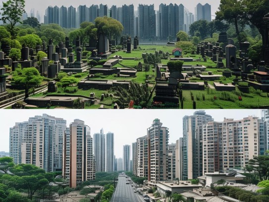 阴宅风水和阳宅风水一样吗图片大全,阴宅风水和阳宅风水一样吗？探究两者异同与禁忌