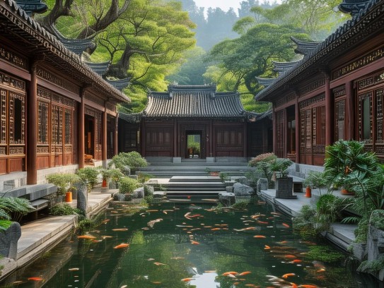阳宅风水与阴宅风水有哪些相同之处呢,天地人共融之道—探秘阳宅风水与阴宅风水的共通法则