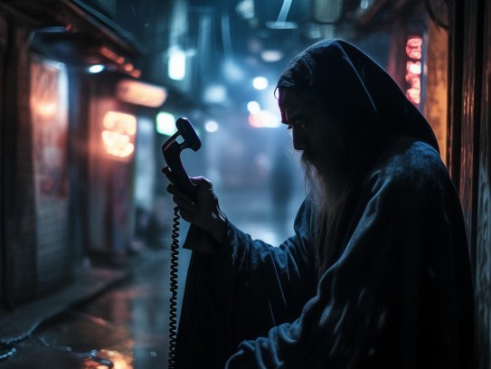 驱邪师傅电话,午夜来电，都市驱邪产业链背后的魔幻与现实