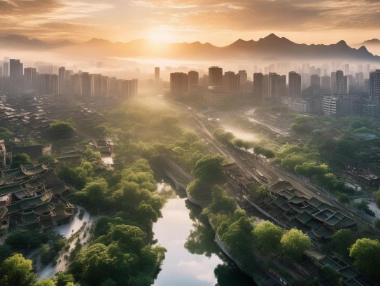 成都 风水,天府之城 风水奥秘，解码成都三千年格局演变中的天地人和谐之道