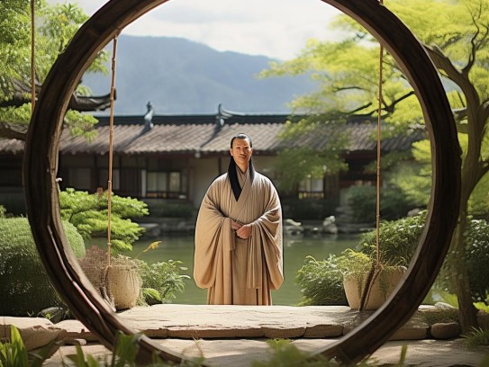 风水大师看宅子说要放个圆镜是啥意思,圆镜悬宅，风水大师揭秘家宅布局中隐藏的宇宙玄机