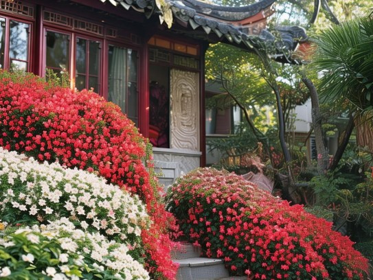 请问风水大师门前能种三角梅吗?门前能否种植三角梅？风水大师解析植物与家居气场的奥秘