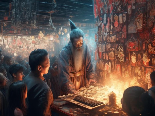 风水大师网上卖符,风水大师网上卖符，一场传统文化与流量狂欢的魔幻碰撞
