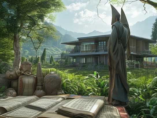 农村看风水绝招图片—探寻古人的智慧与现代生活的融合,农村看风水绝招图片