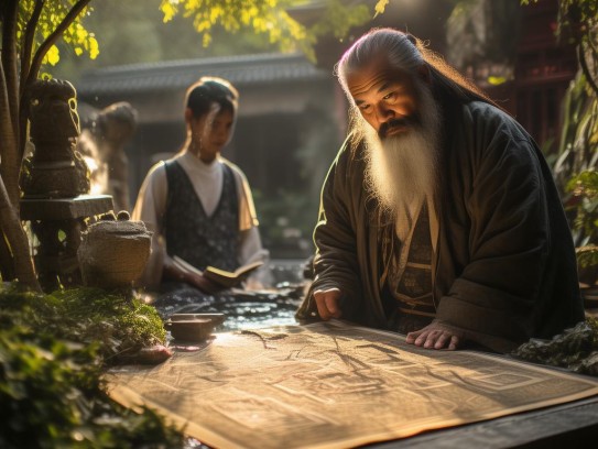 风水大师看风水的故事原文和译文,风水大师看风水的故事