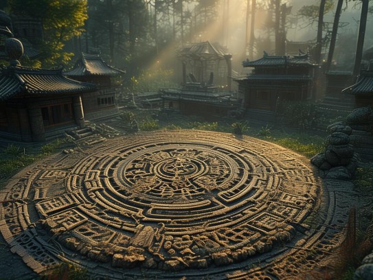 探秘七星风水阵图，揭秘古人的智慧与建筑与传统,七星风水阵图
