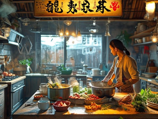 厨房正北大吉，转行与成长的双重奏,厨房正北大吉(转)