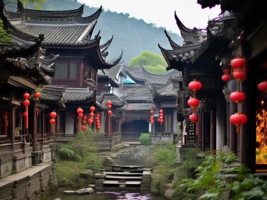 中国风水三僚村，古村风韵与智慧之源,中国风水三僚村