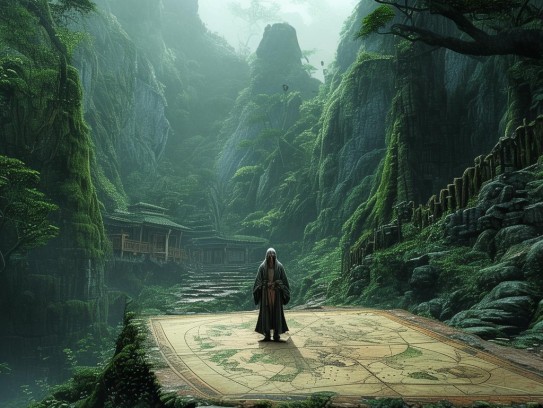 探寻风水宝地，寻找顶级风水大师的神秘之地,哪里能找到好的风水大师呢图片